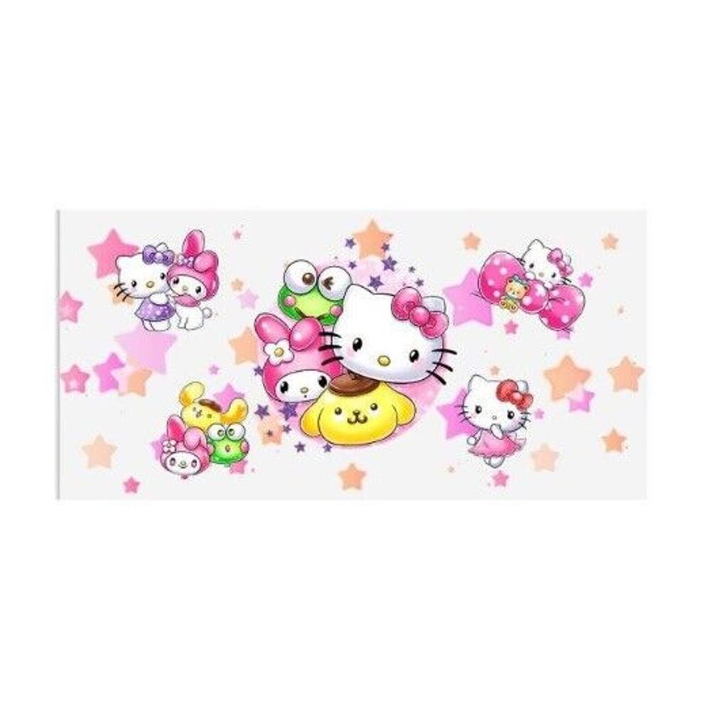 1 Piece Kitty UV DTF Cup Wrap, Transfer Stickers for Glass & More!!